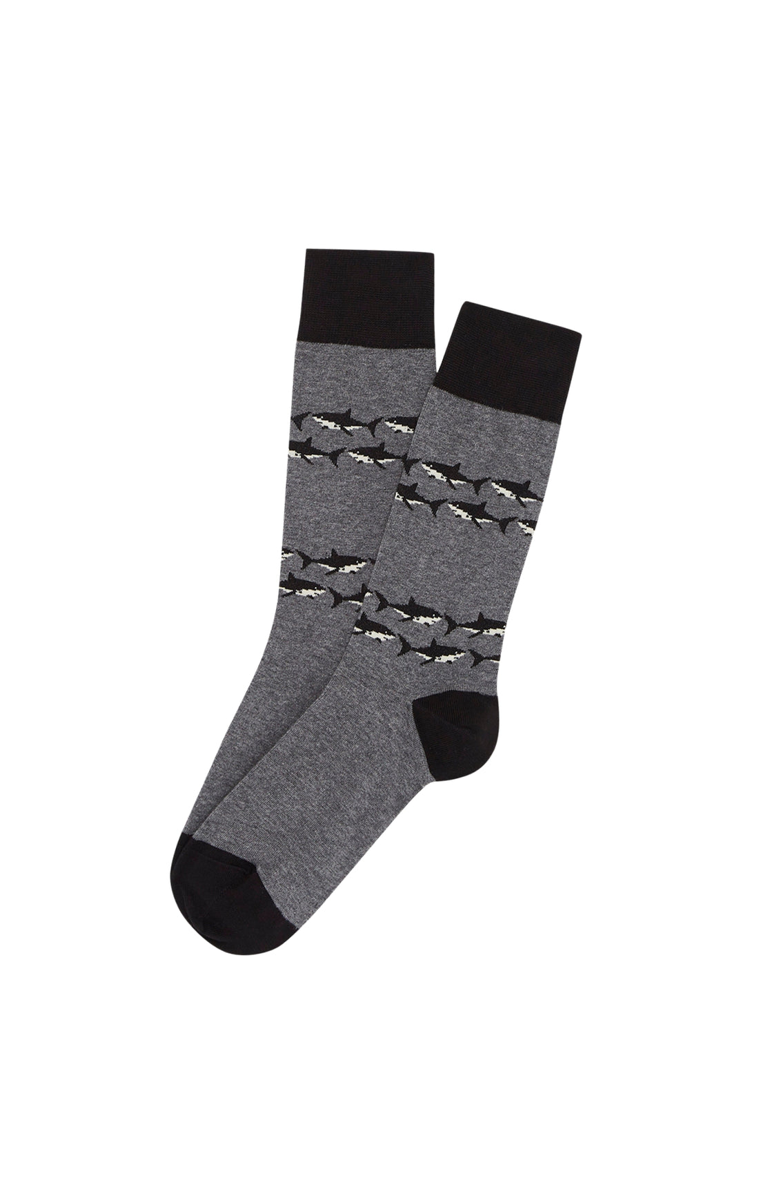 Chaussettes Homme Requin Gris 9