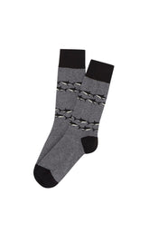Chaussettes requin Gris 1