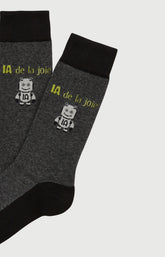 Chaussettes Homme IA de la joie Imprimé robots 2