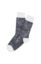 Chaussettes Homme Tout schuss Gris GRIS 1