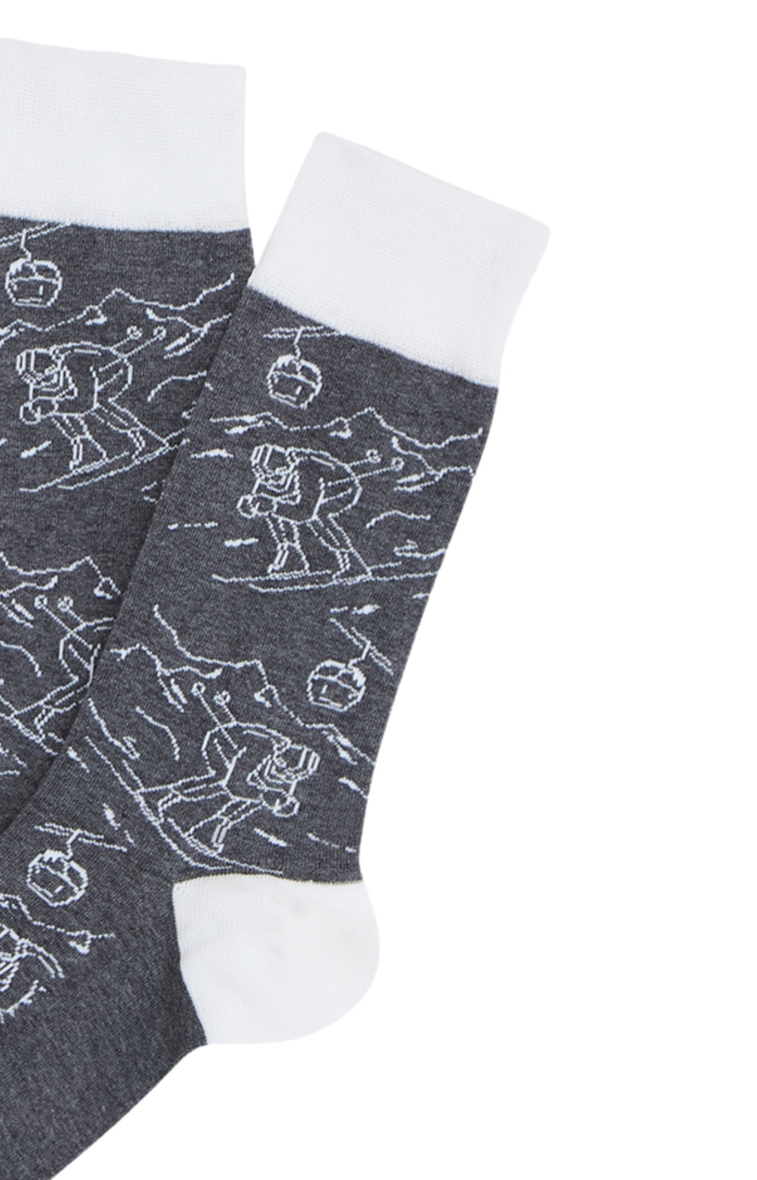 Chaussettes Homme Tout schuss Gris GRIS 2