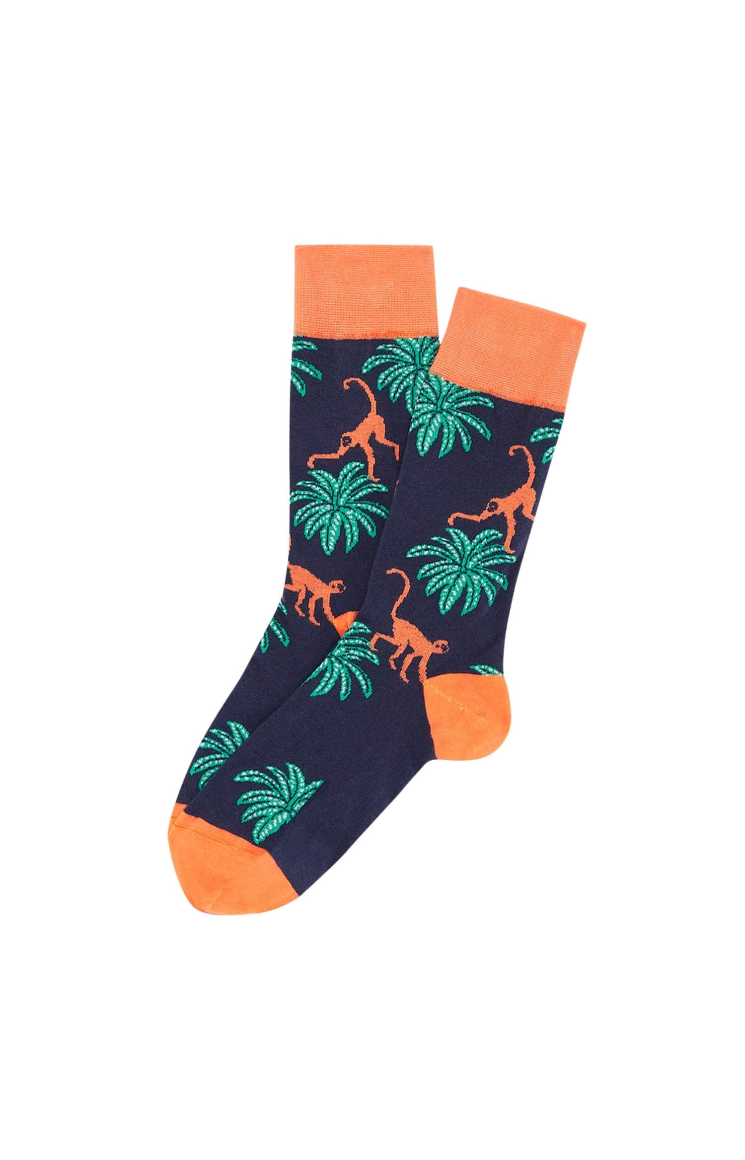 Chaussettes singe Marine 1