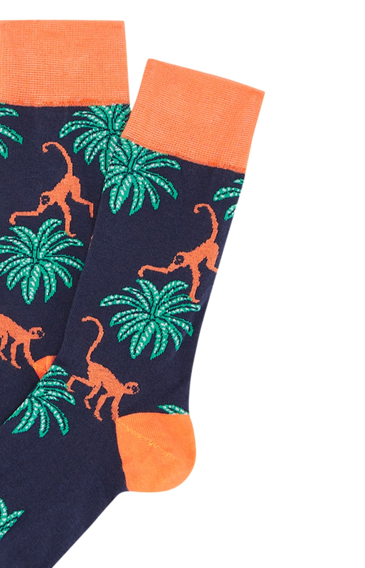 Chaussettes singe Marine 2
