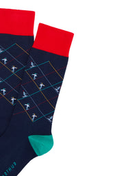 Chaussettes Homme Ski MARINE 2