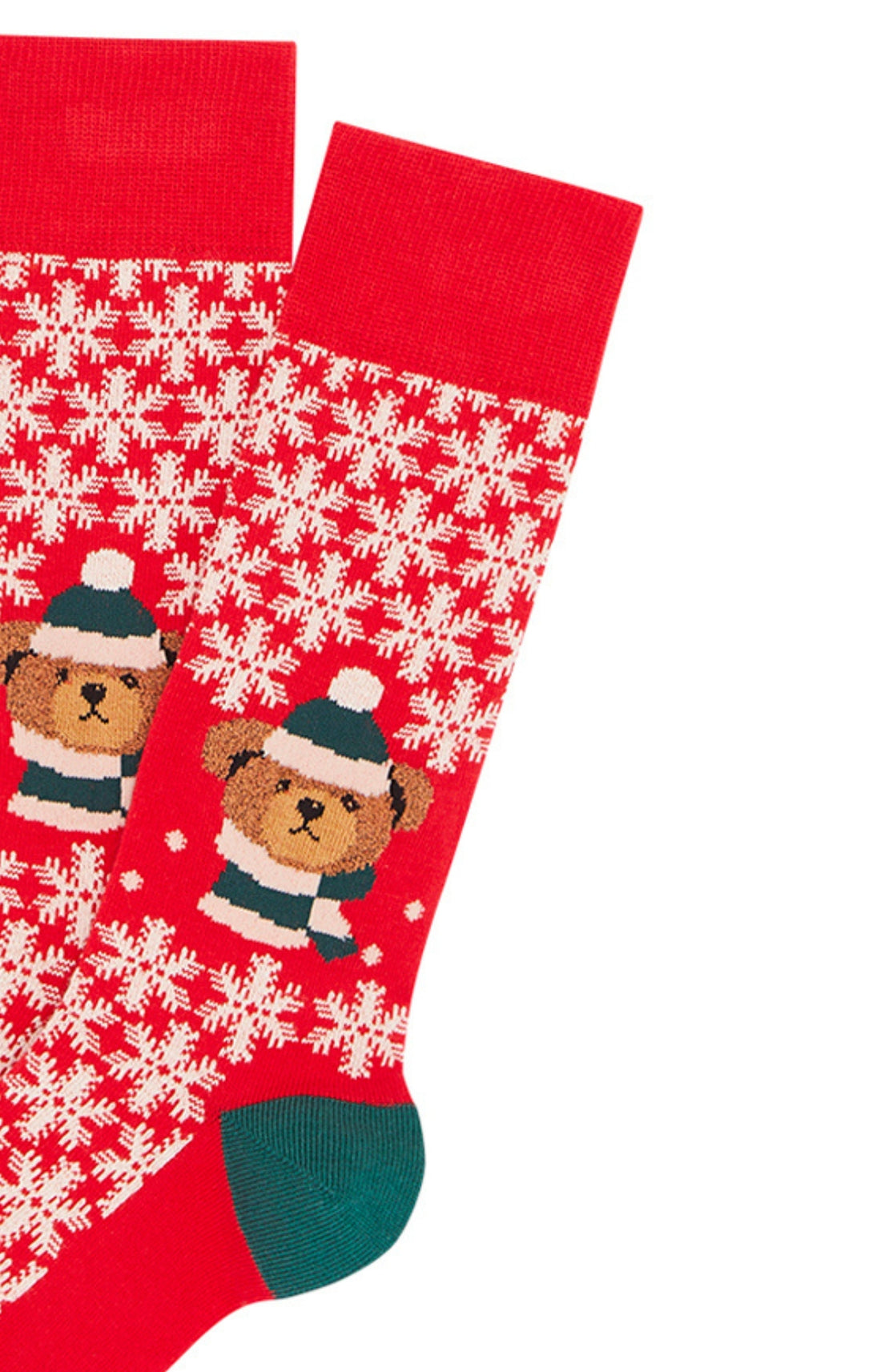 Chaussettes Femme Teddy Rouge 9