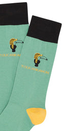 Chaussettes toucan Vert 2