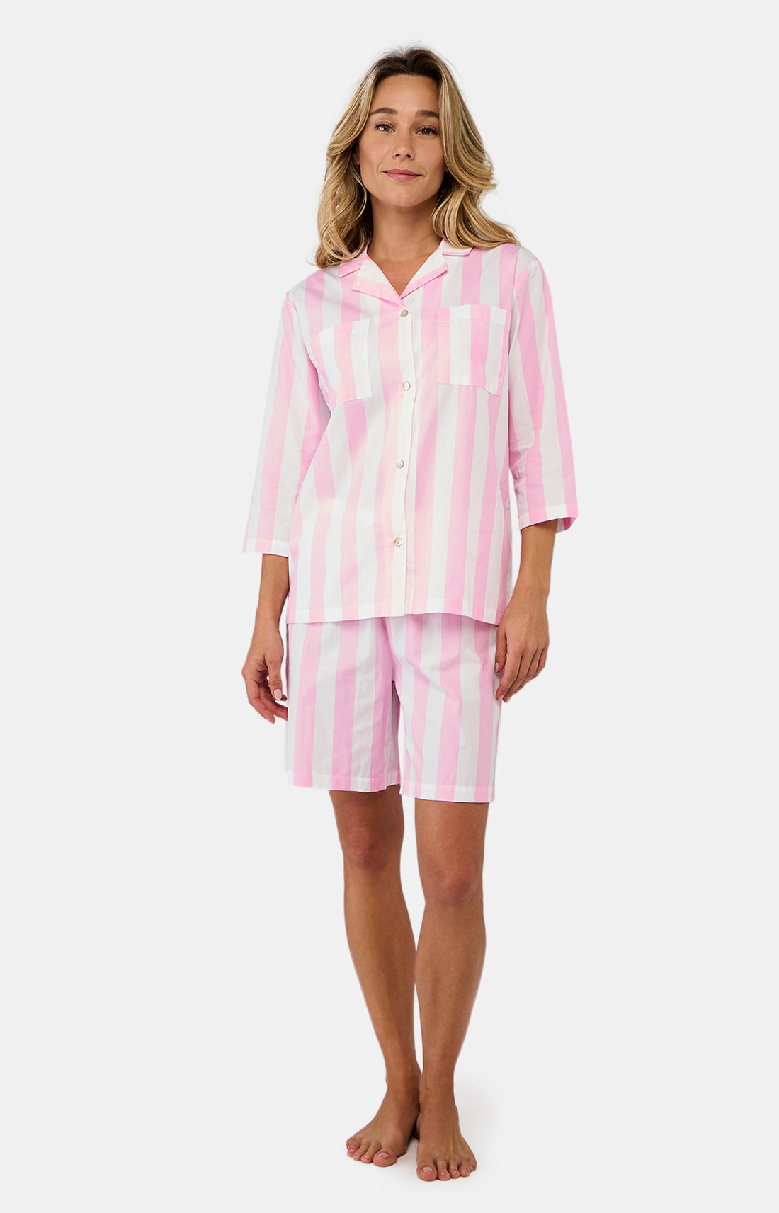 Pyjama court Femme Louise Rose 1