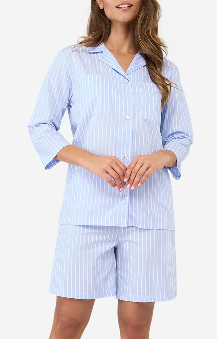 Pyjama court Femme Mona Bleu 1