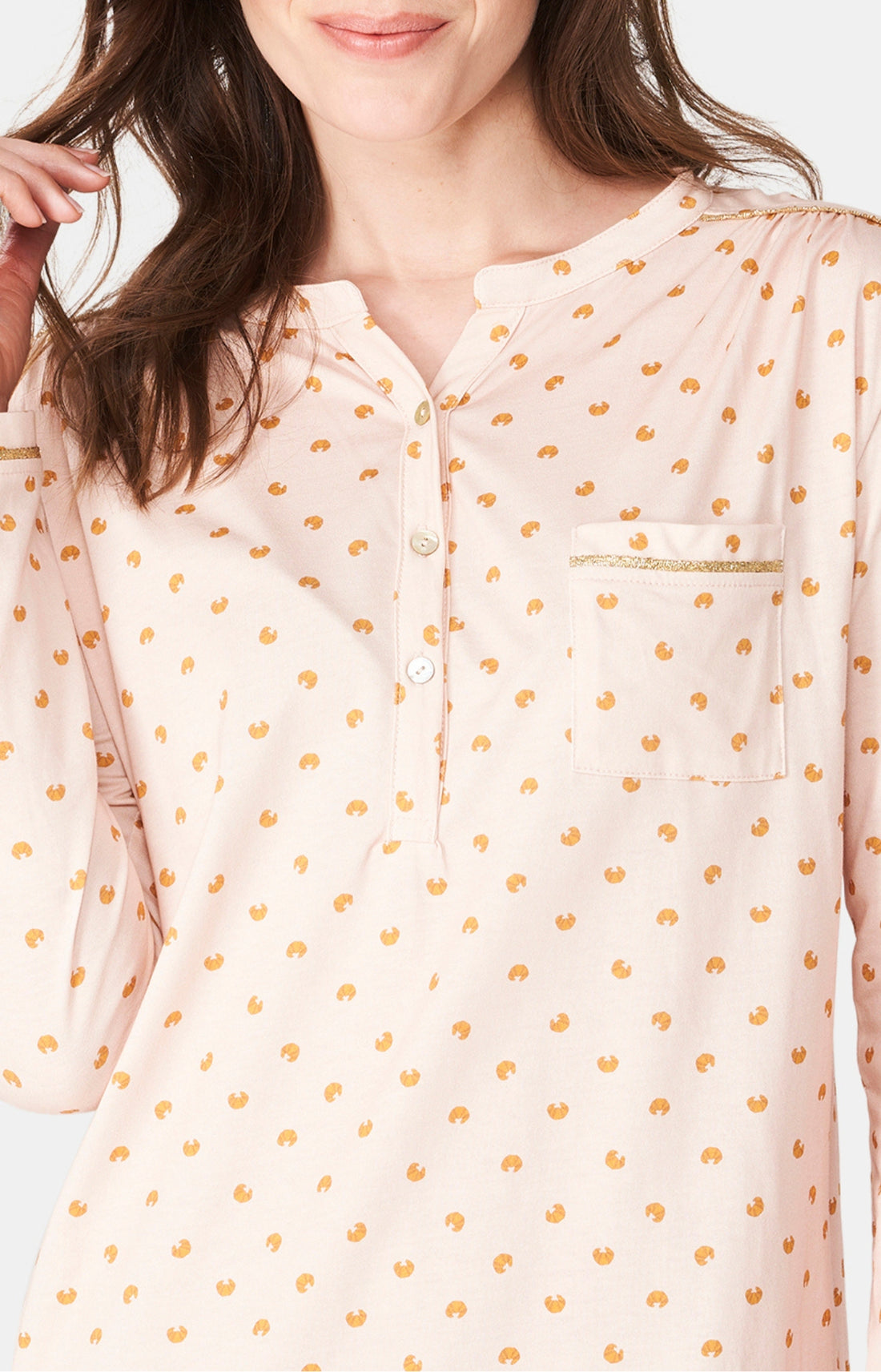 Liquette Femme Petit Croissant Rose 2