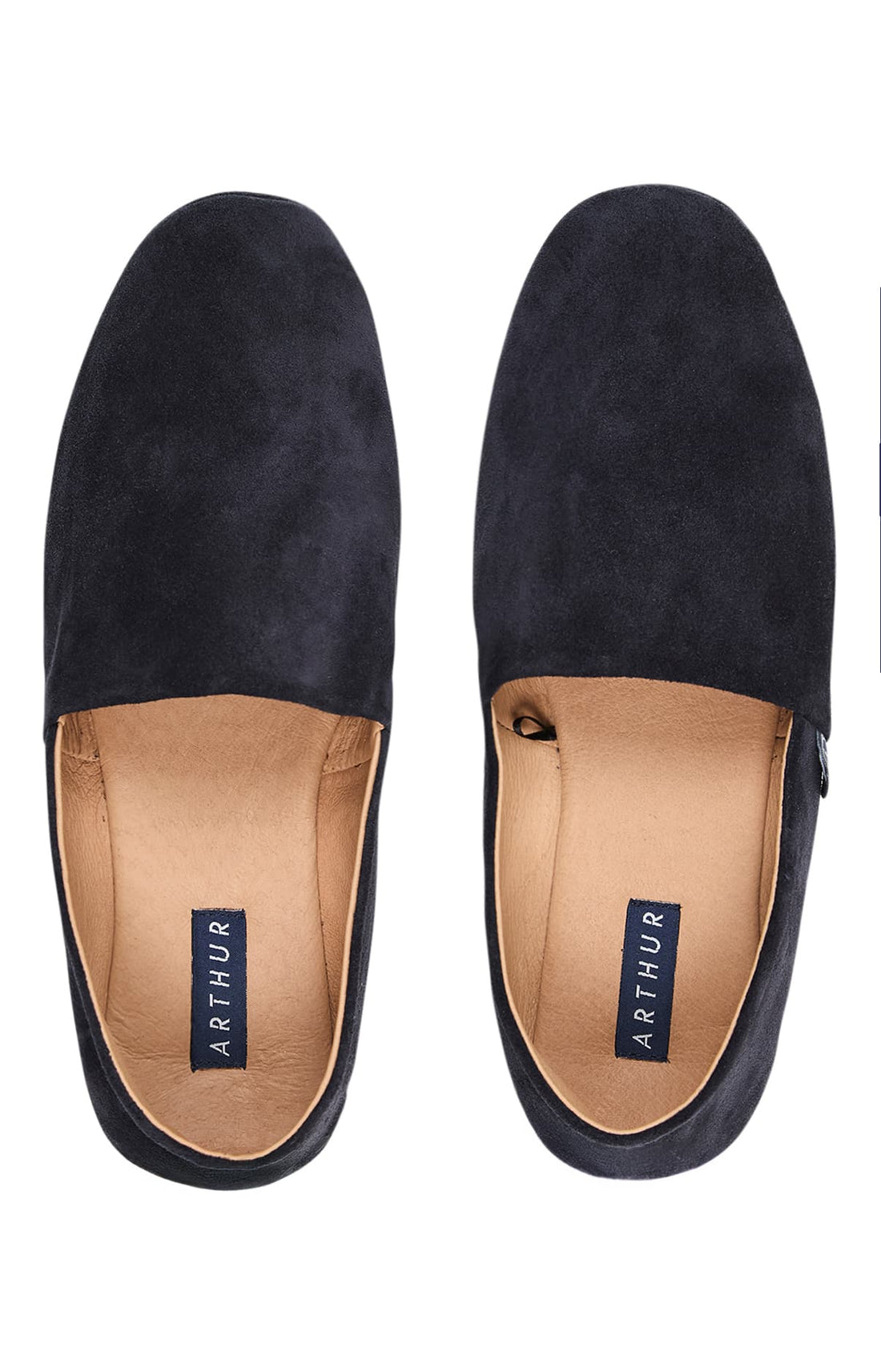 Babouches Homme Cuir Tradi Marine 2