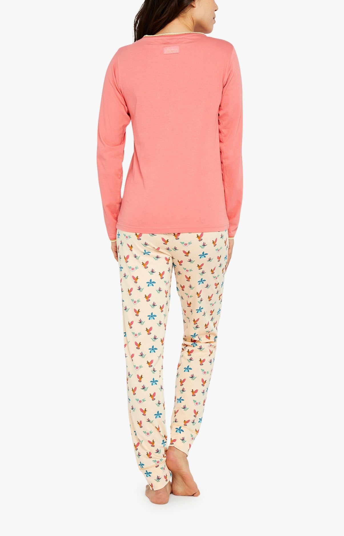 Pyjama long Femme Colibri Rose 6