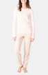 Pyjama long Femme Petit Croissant Rose 1