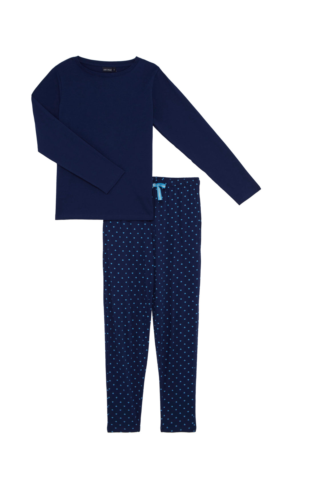 Pyjama long Femme Tradi Marine 3