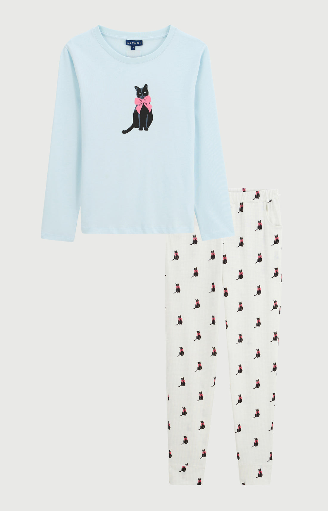 Pyjama en jersey de coton léger - Kitty