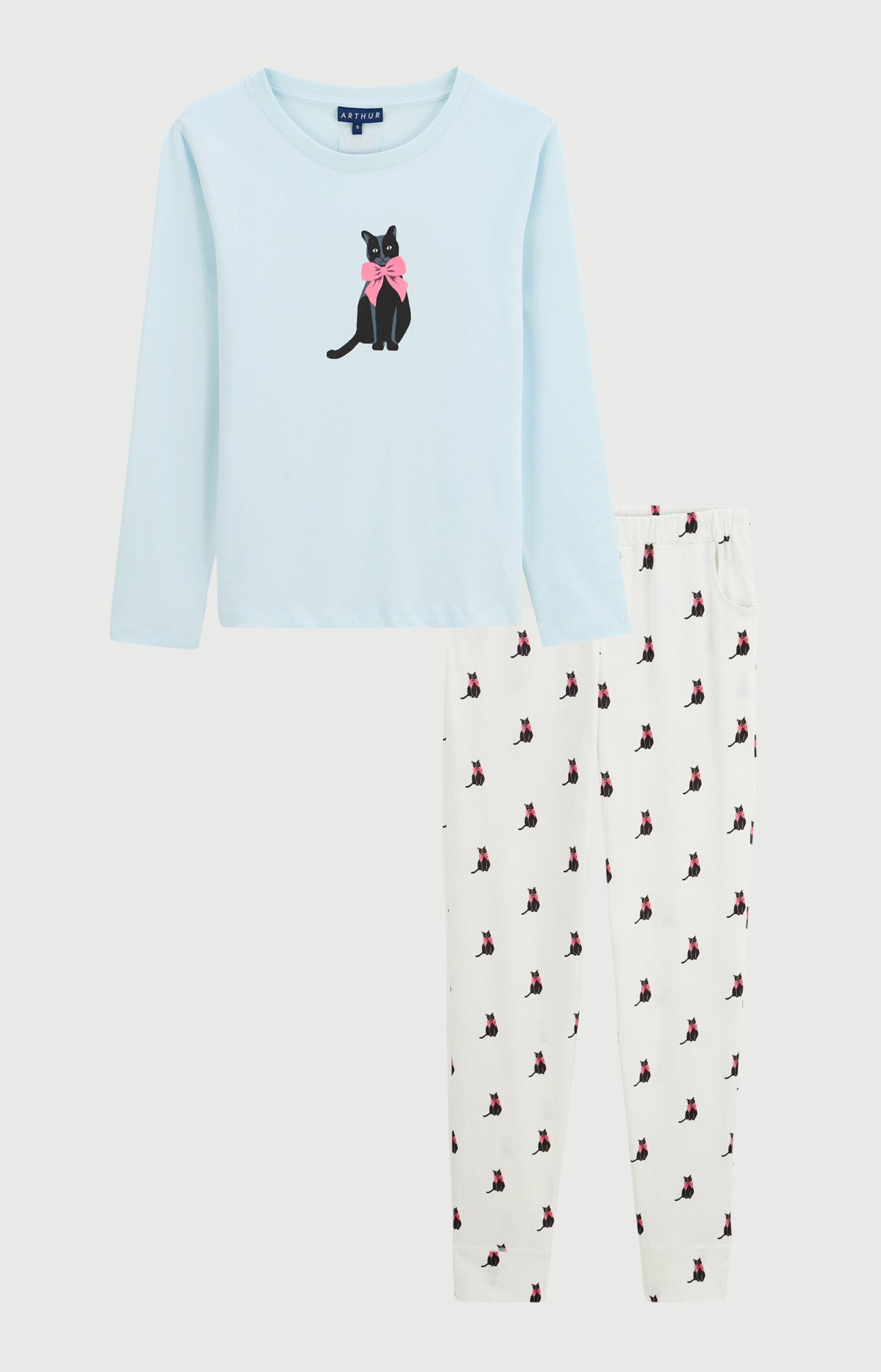 Pyjama en jersey de coton léger - Kitty