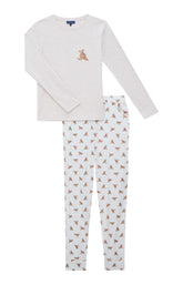 Pyjamas Femme Old Teddy IVOIRE 3