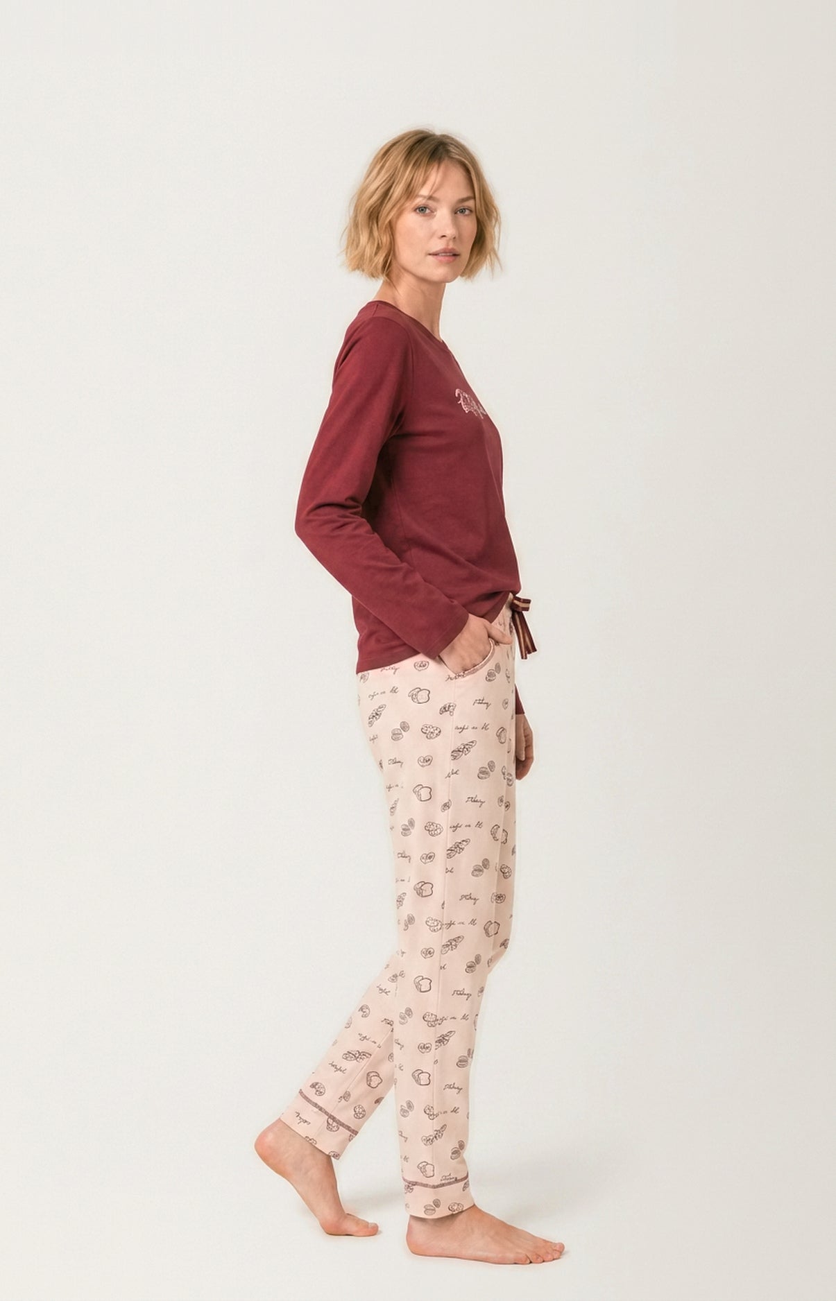 Pyjama en jersey de coton léger - P&