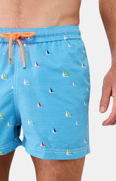 Short de bain - Boat bleu 2