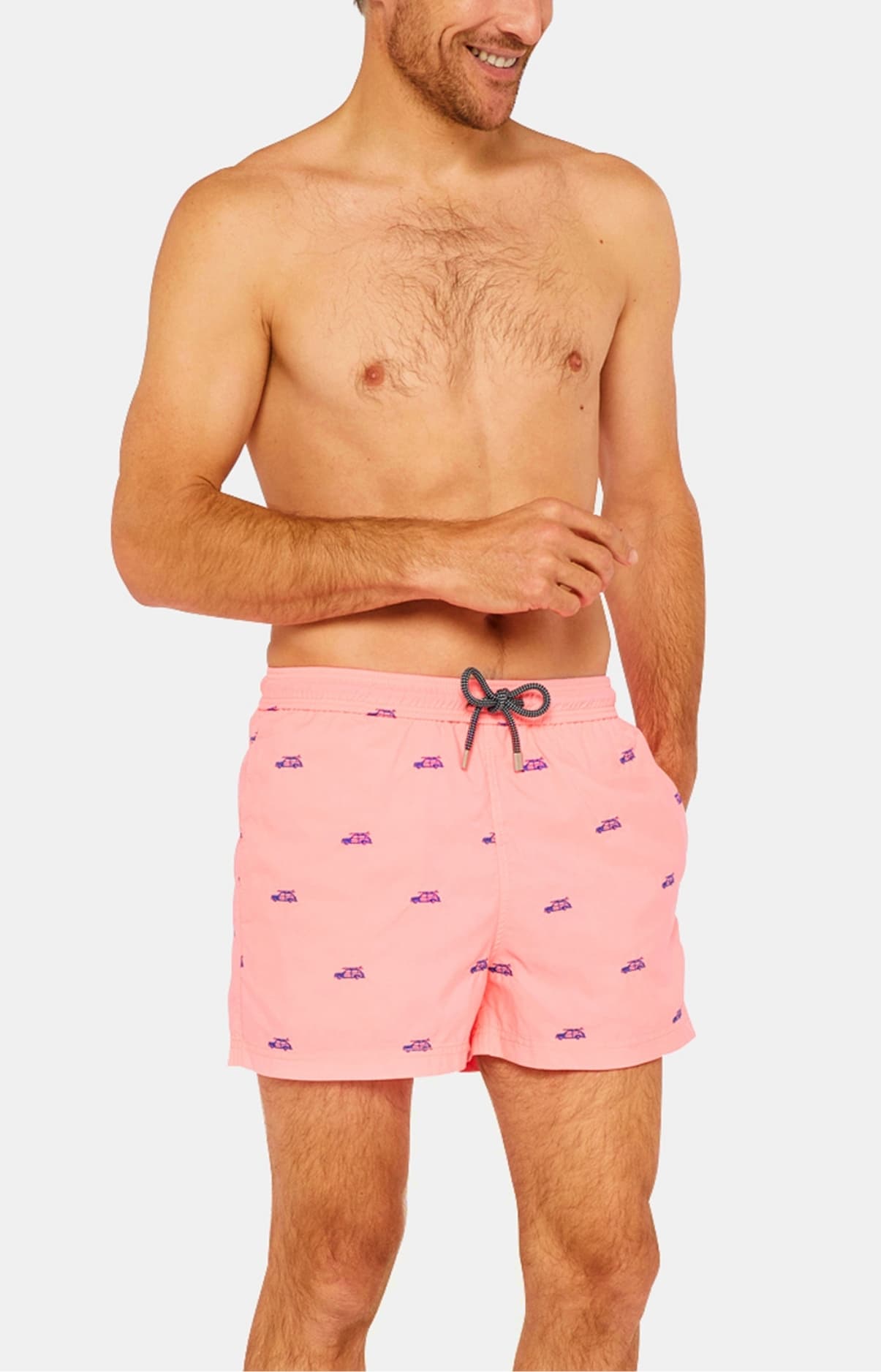 Short de bain motif Californie Rose 1