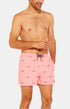 Short de bain motif Californie Rose 1