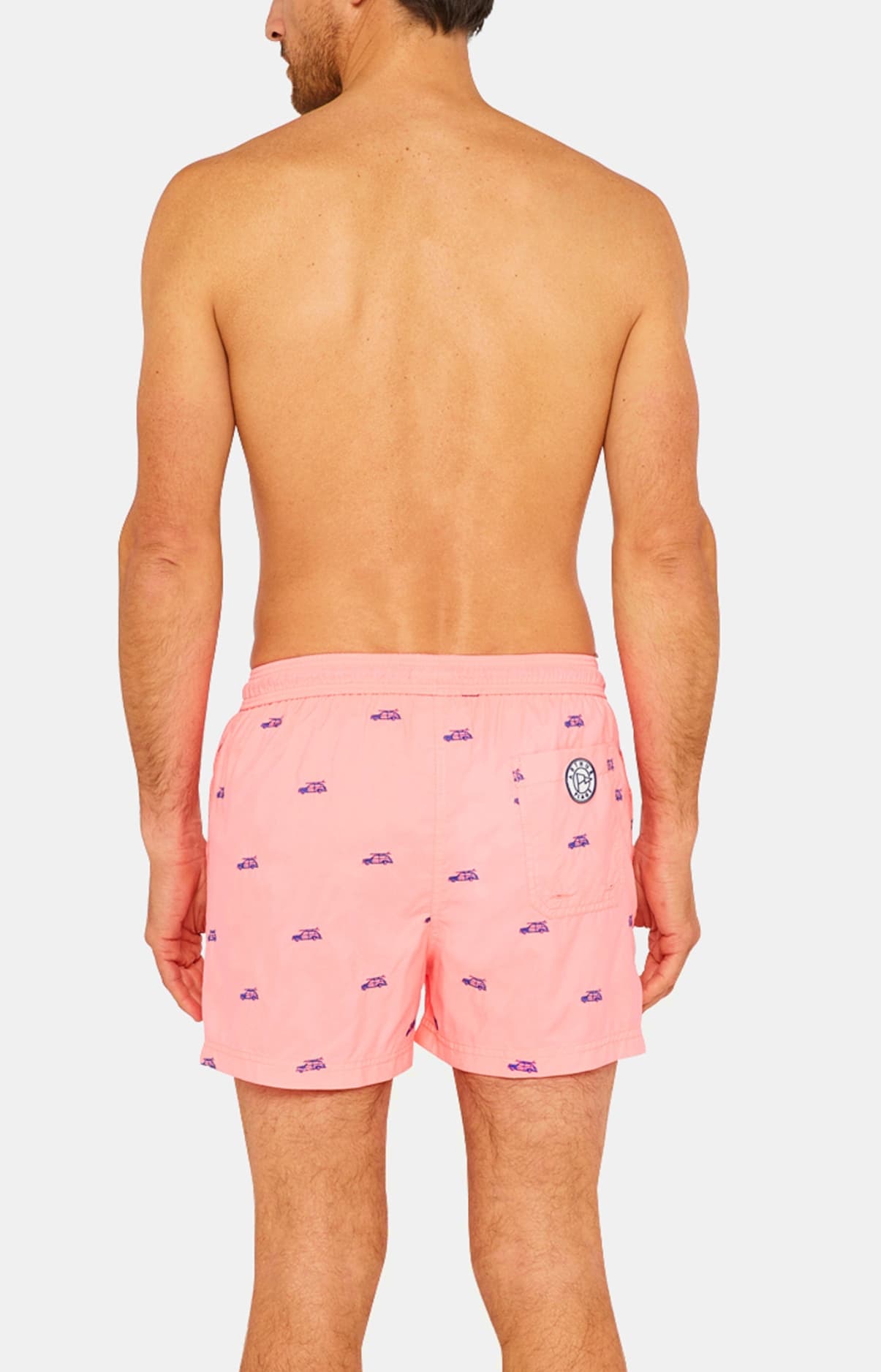Short de bain motif Californie Rose 6