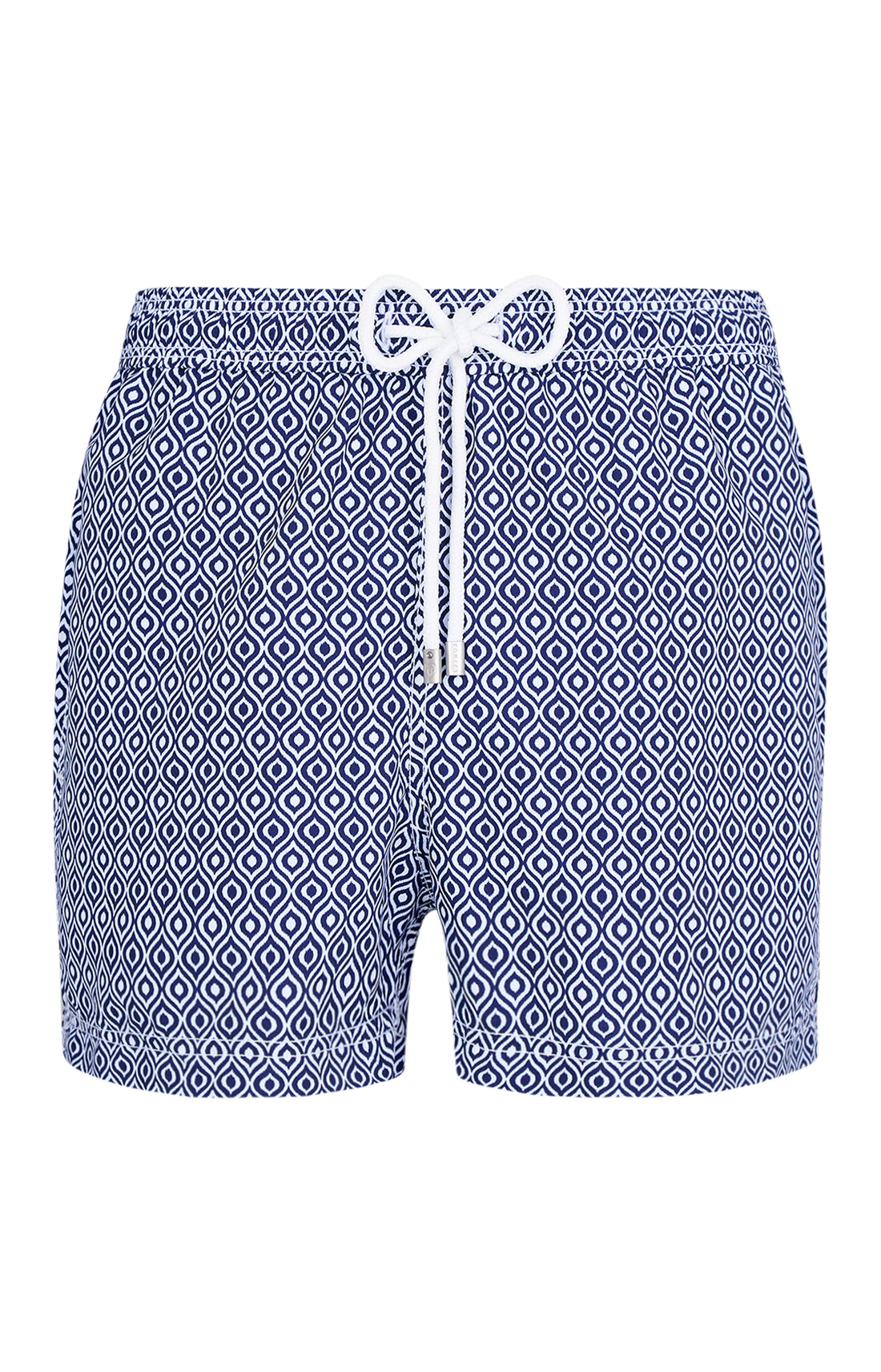 Short de bain Homme Miro Marine et Blanc 3