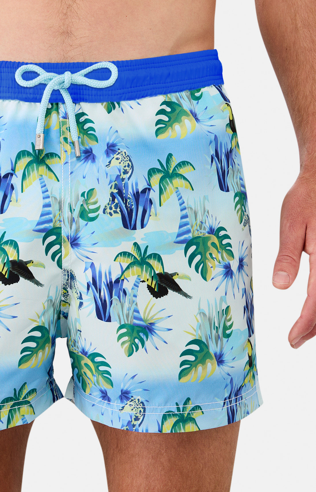 Short de bain Homme Oasif Marine et Bleu 2