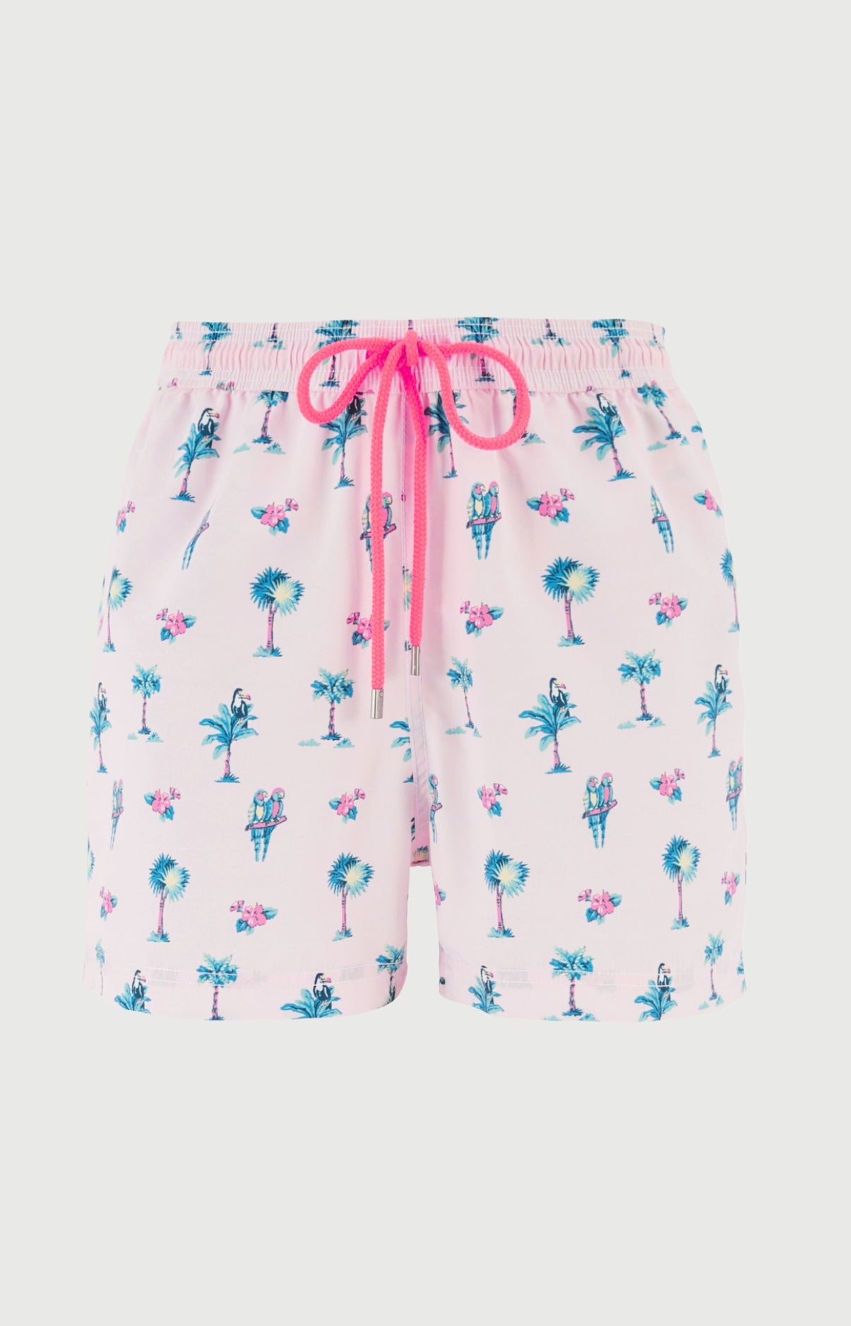 Short de bain homme Perroquet Imprimé perroquets et palmiers 3