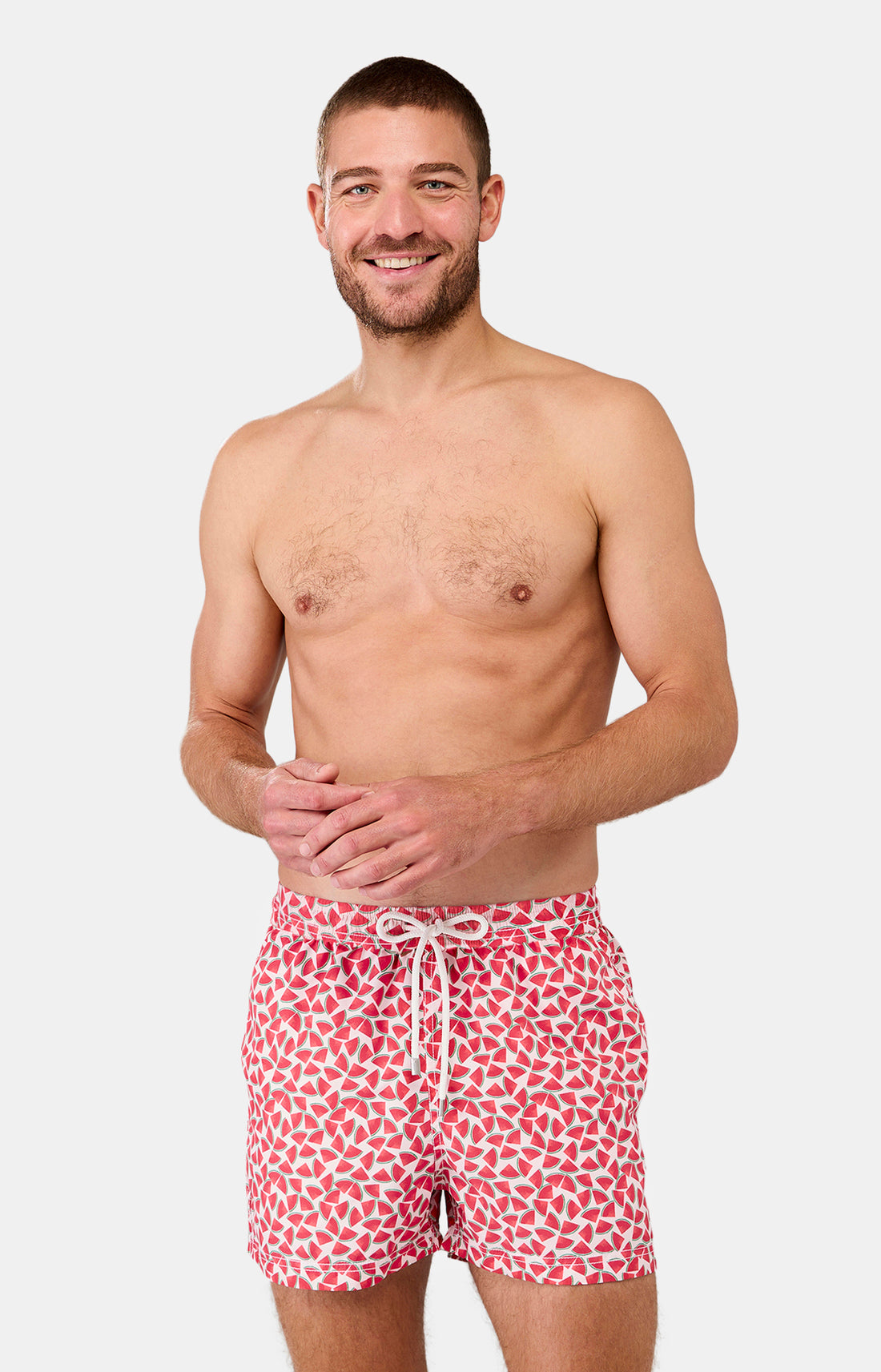 Short de bain Homme Pastèque Rouge 1