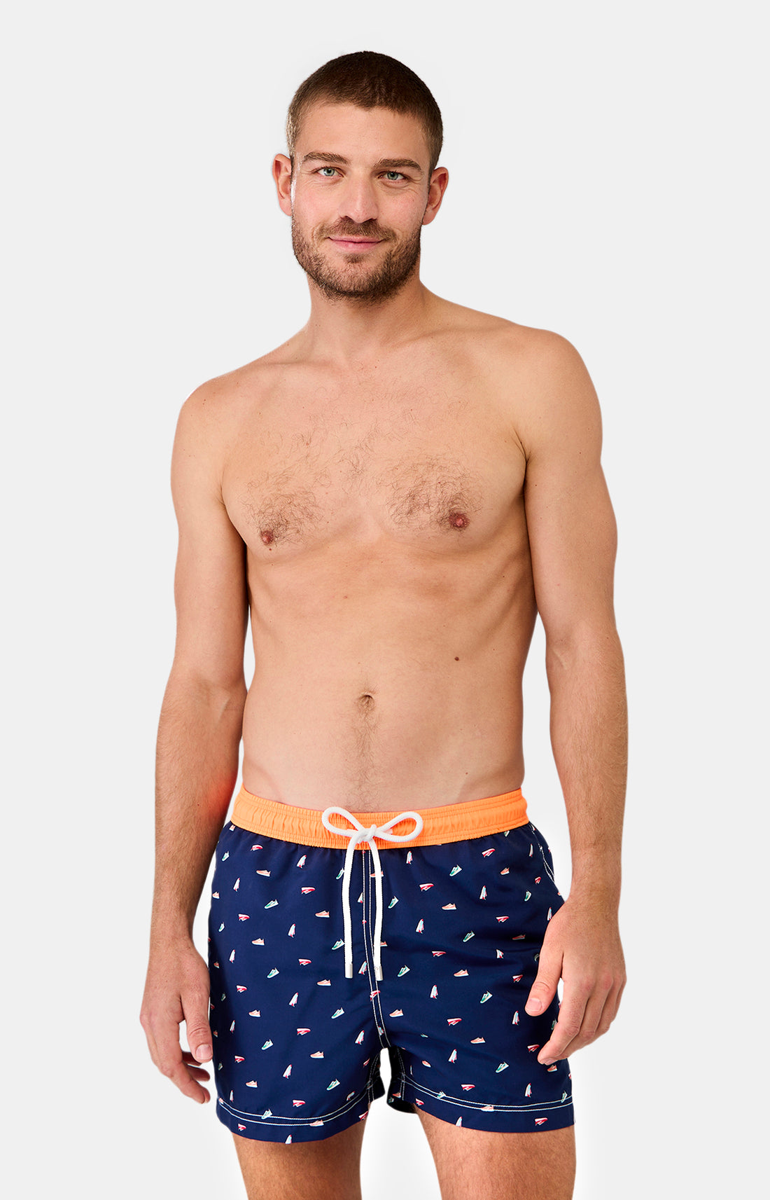 Short de bain Homme Sneakers Marine 1