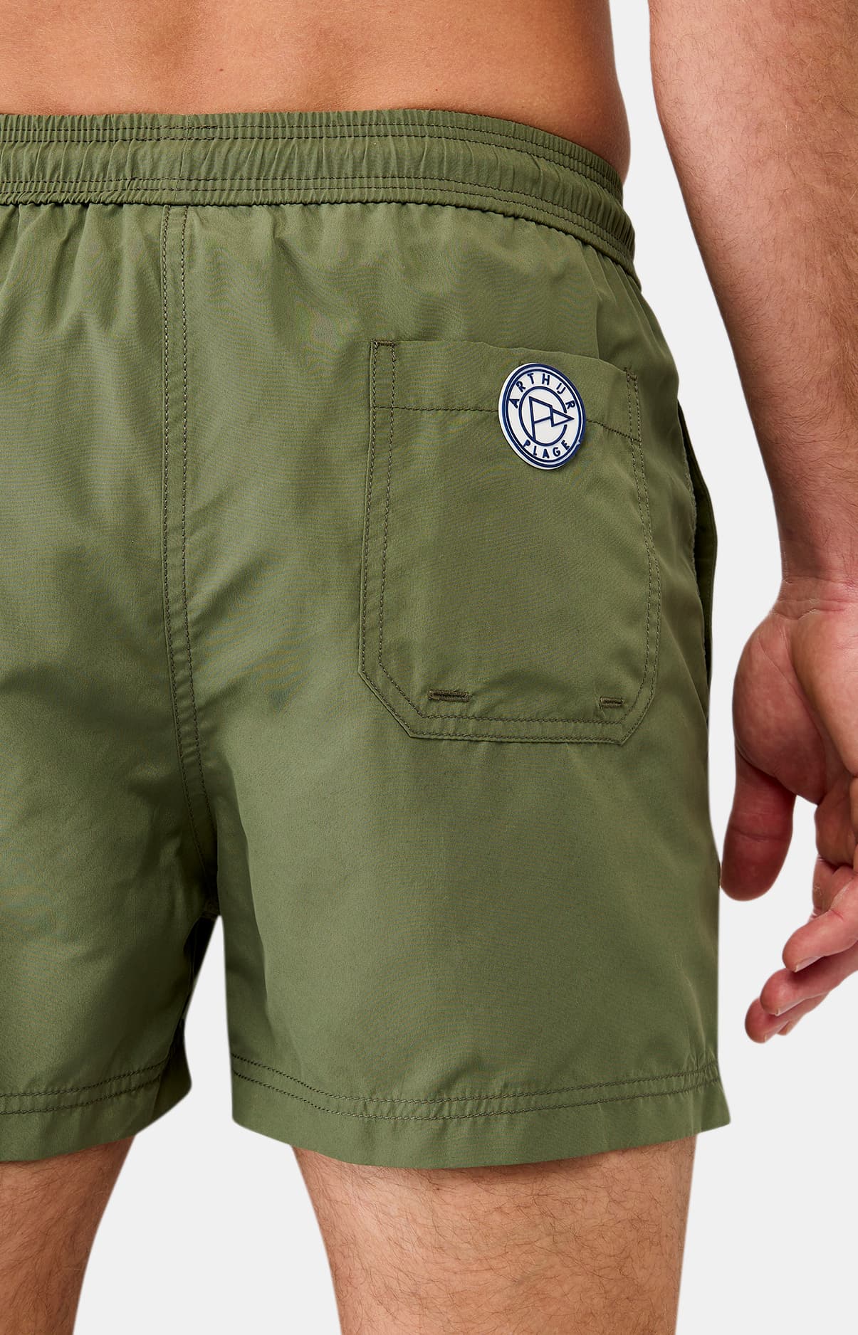 Short de bain Homme Kaki 6