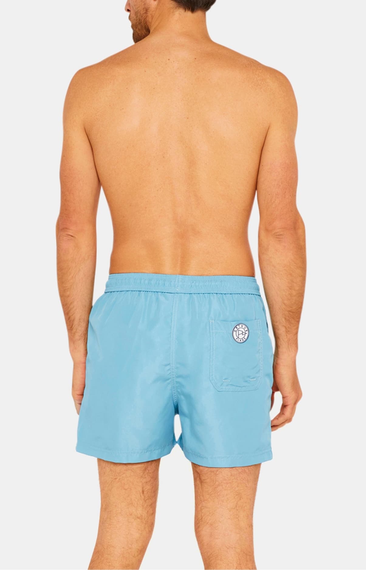 Short de bain Homme uni Pétrole 5