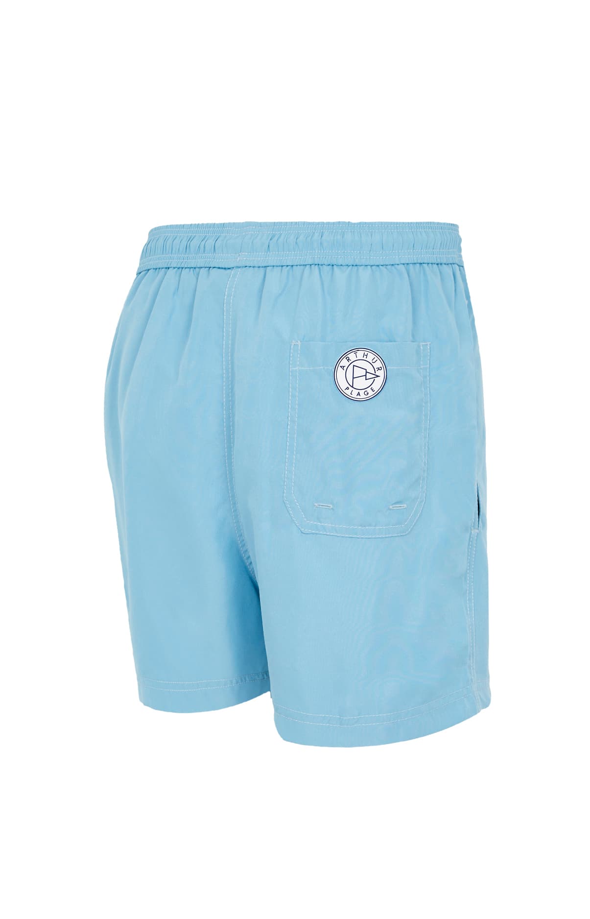 Short de bain Homme uni Pétrole 7
