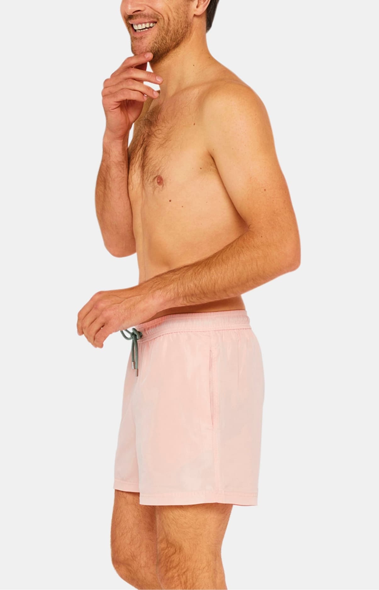 Short de bain Homme uni Rose 4