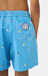 Short de bain Enfant Boat - Bleu 6
