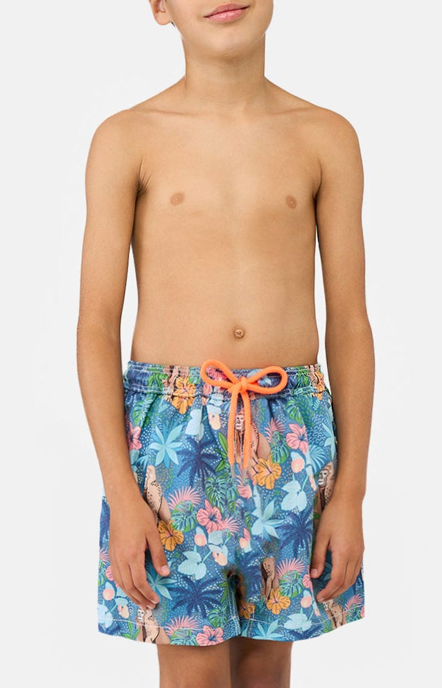 Short de bain Enfant Jungle Bleu 7