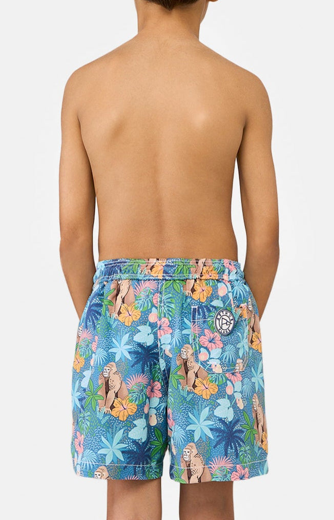 Short de bain Enfant Jungle Bleu 9