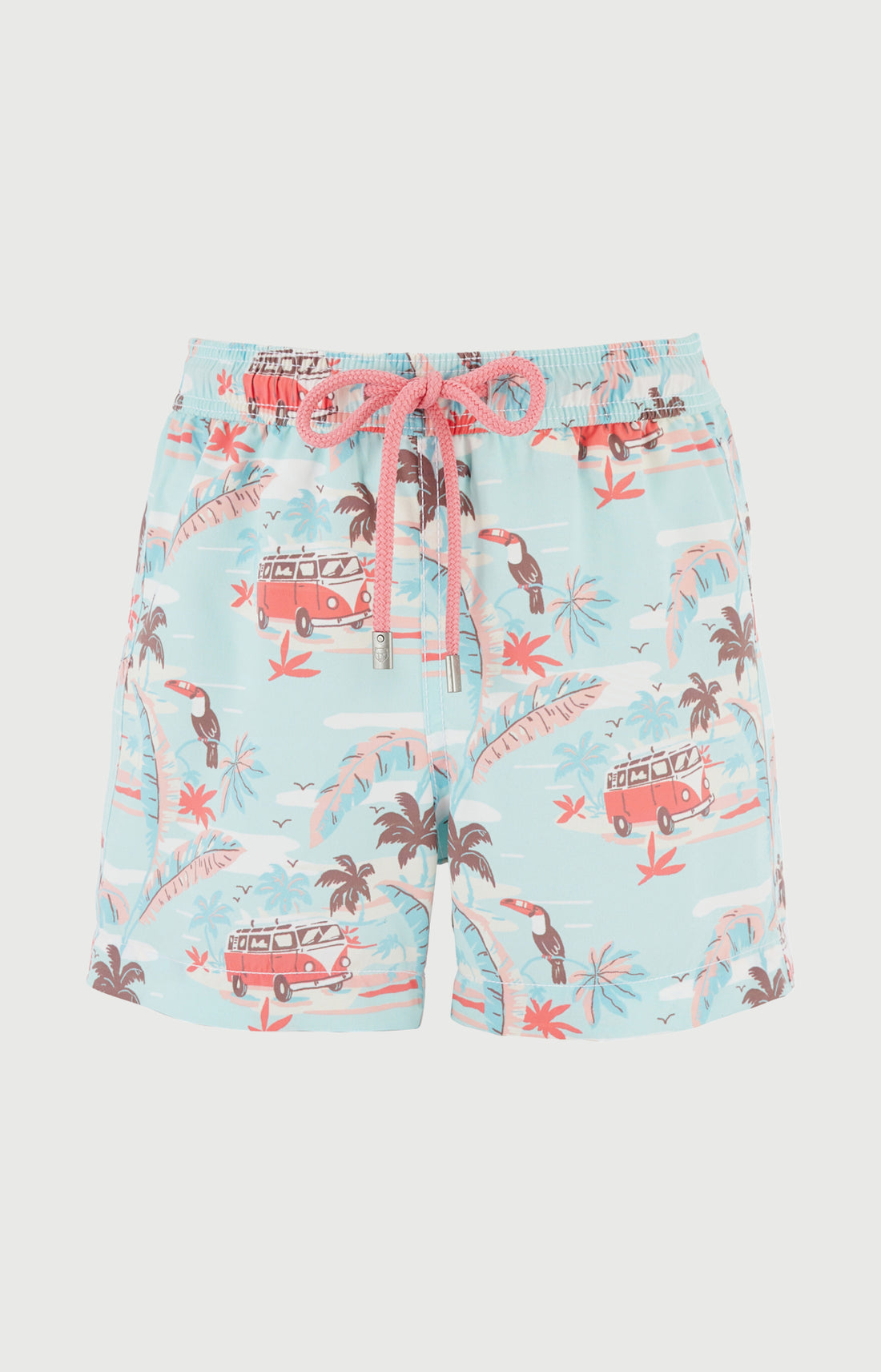 Short de bain enfant Van Life Imprimé vannes et palmiers multicolores 3