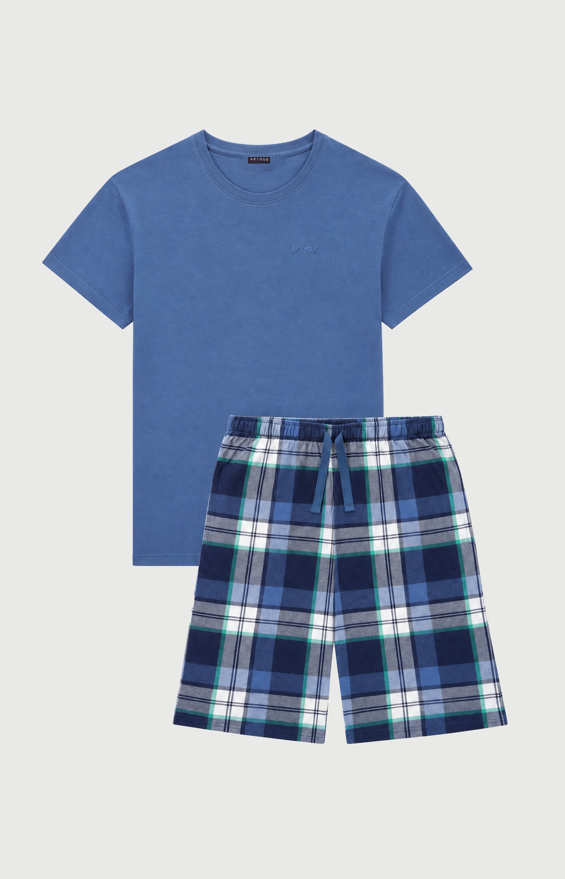 Pyjashort en jersey de coton léger Homme Gill marine 1