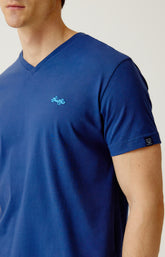 Pyjashort Homme marine et rayé 7