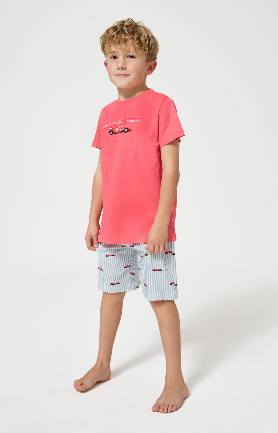 Pyjama Enfant Le Grand Prix du Sommeil Manches courtes Imprimé voiture formule 1  1