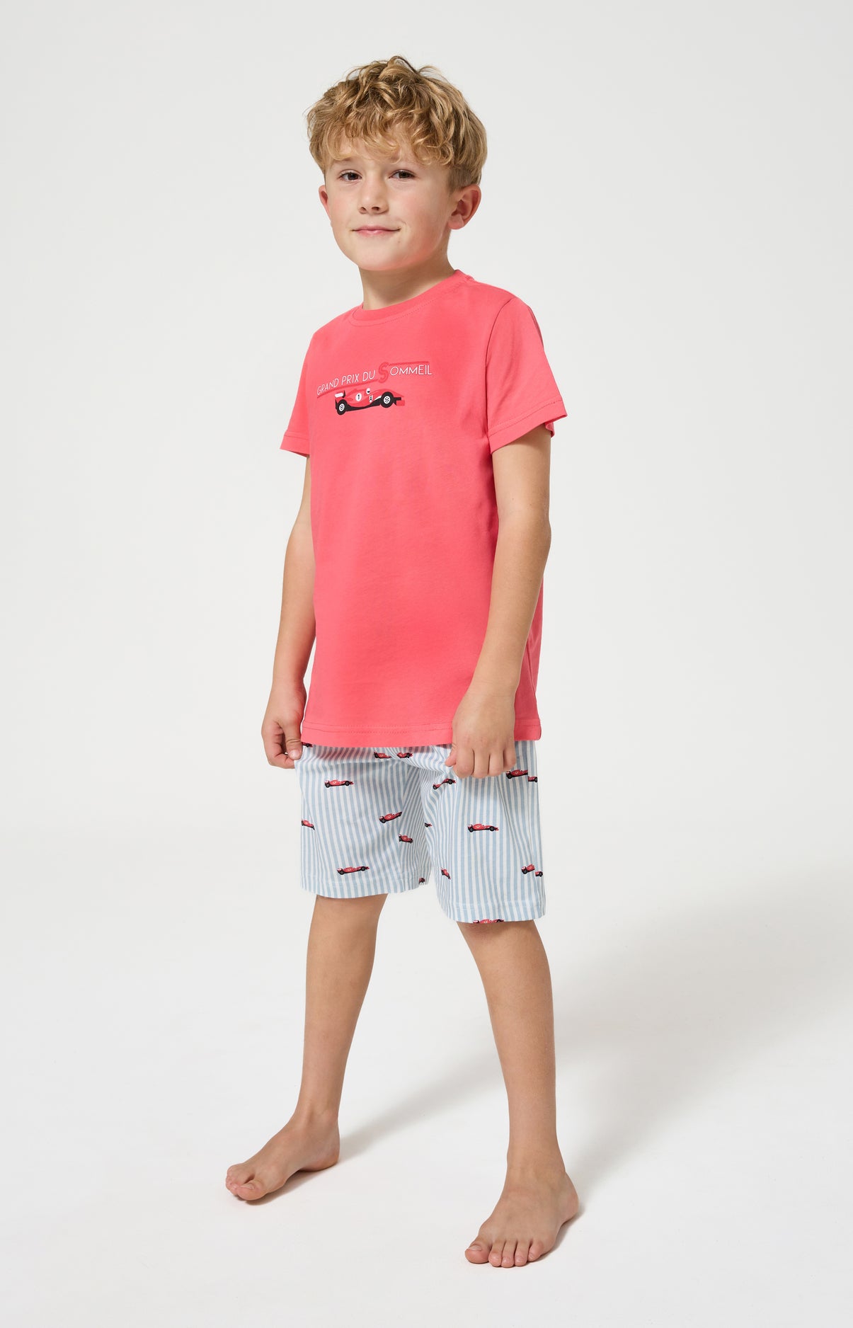 Pyjama Enfant Le Grand Prix du Sommeil Manches courtes Imprimé voiture formule 1  1
