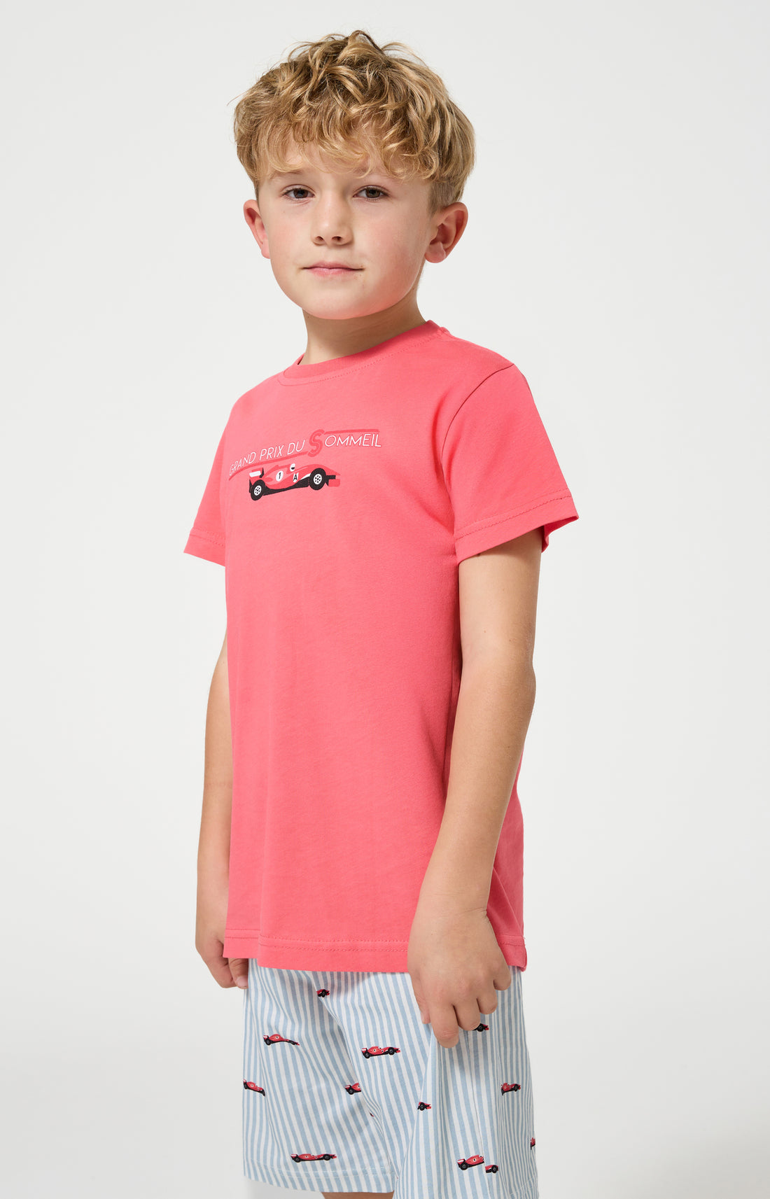 Pyjama Enfant Le Grand Prix du Sommeil Manches courtes Imprimé voiture formule 1  2