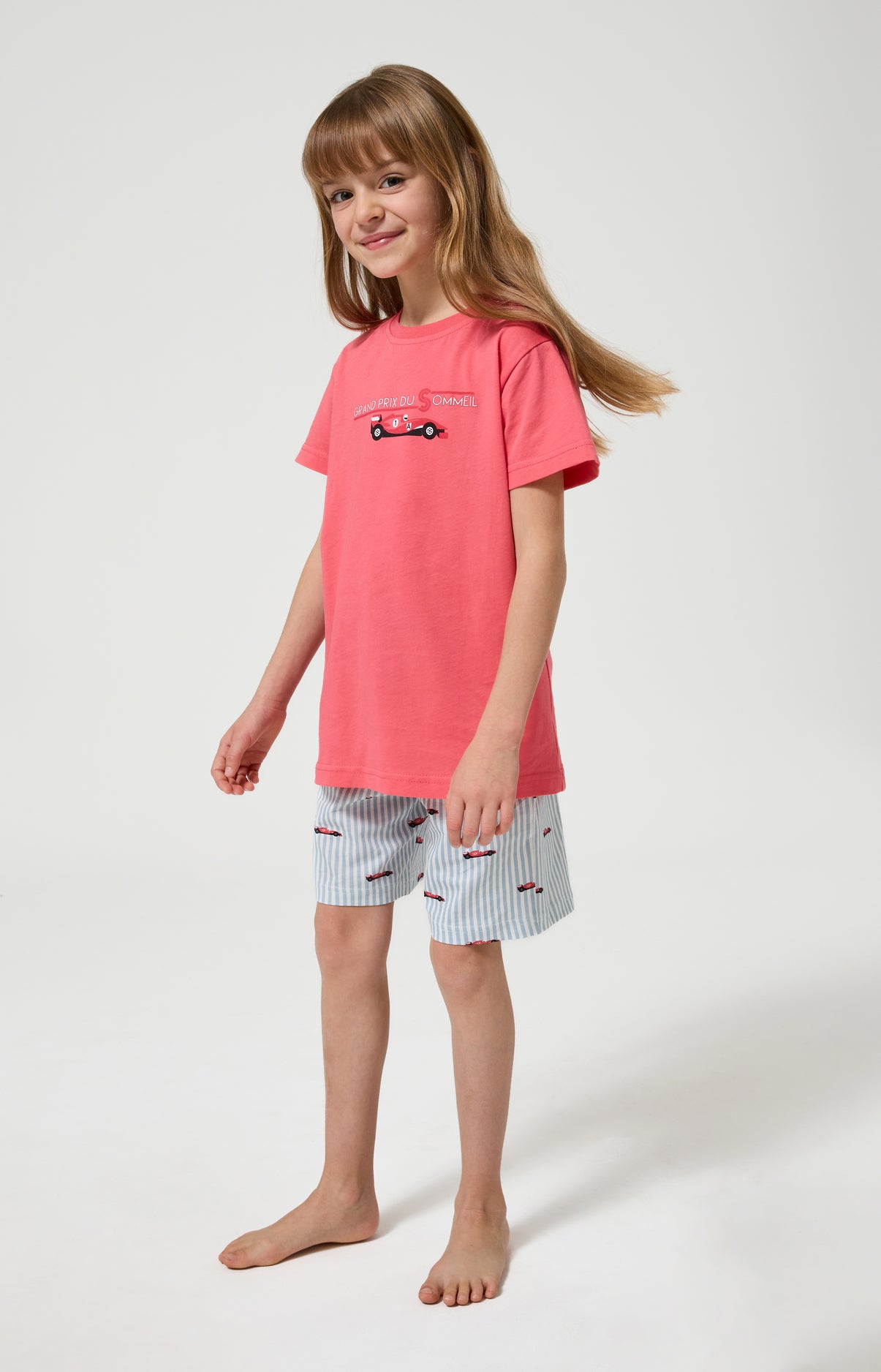 Pyjama Enfant Le Grand Prix du Sommeil Manches courtes Imprimé voiture formule 1  4
