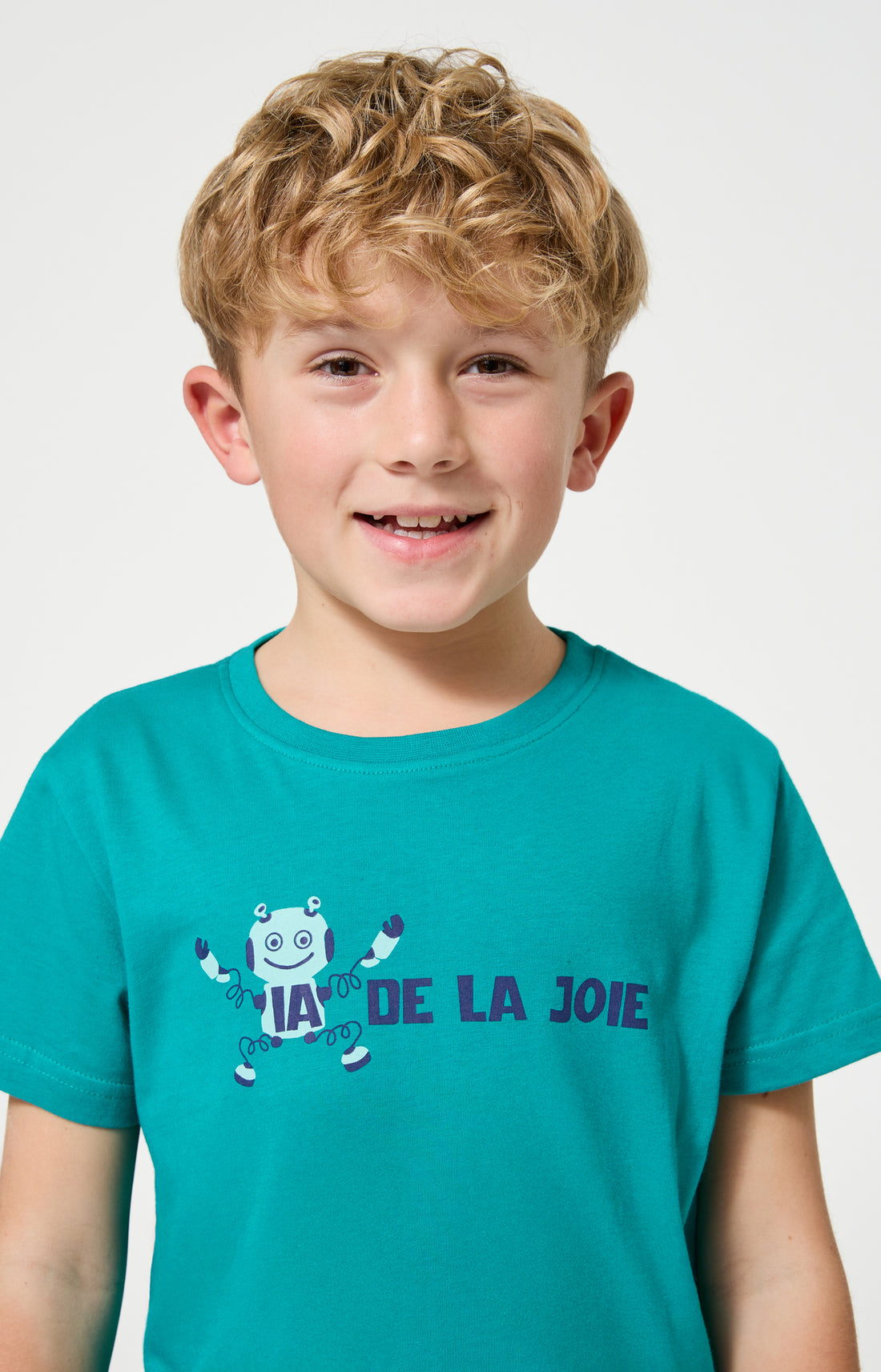 Pyjama Enfant IA de la joie Manches courtes Imprimé robots 2