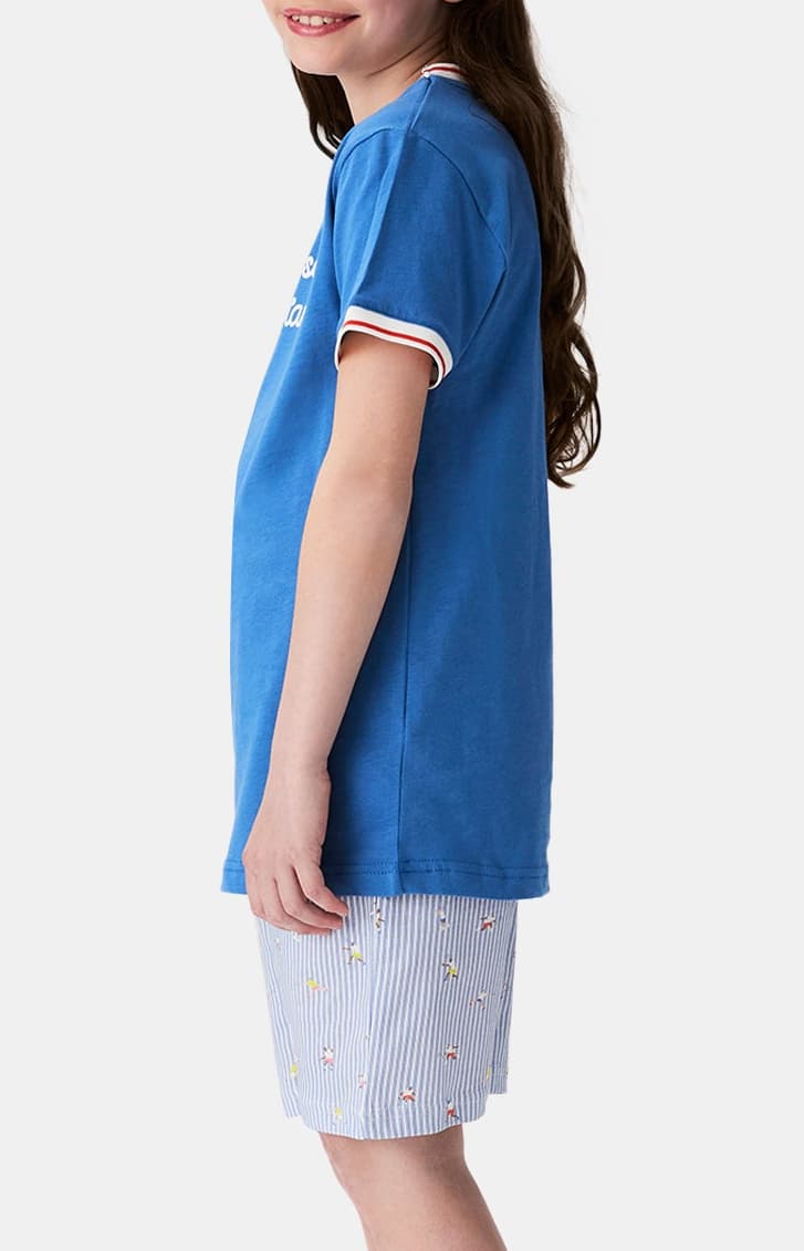 Pyjashort enfant Roland Garros tennis bleu 5