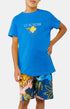 Pyjashort Enfant Arthur Island Bleu et Multicolore 5