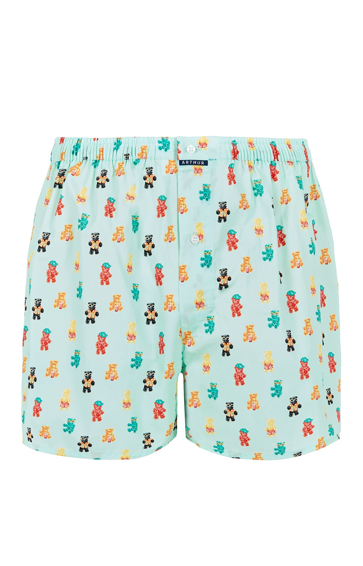 Caleçon classique motif ours en guimauve 3