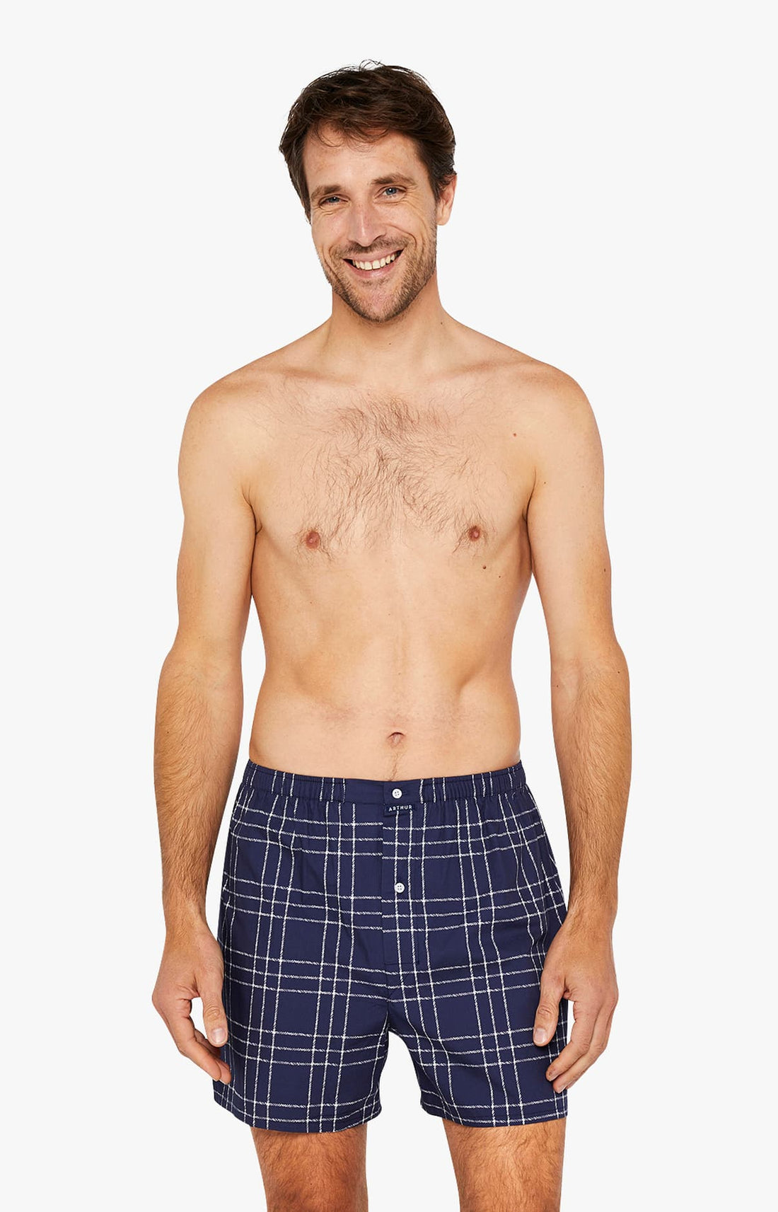 Caleçon classique Homme Lewis Marine 2