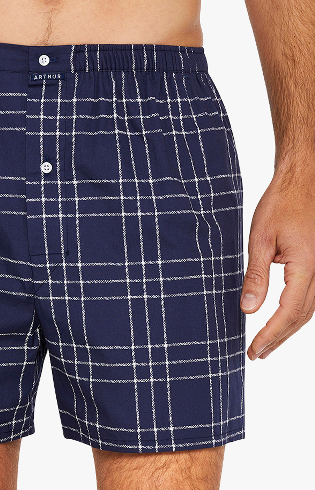 Caleçon classique Homme Lewis Marine 2